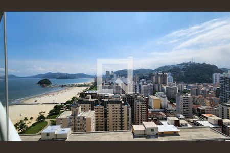 Vista da Sala de apartamento para alugar com 1 quarto, 54m² em Gonzaga, Santos