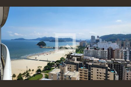 Vista da Sala de apartamento para alugar com 1 quarto, 54m² em Gonzaga, Santos