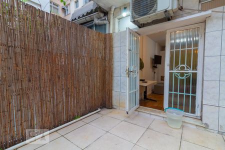 Detalhe da Sala - Varanda de apartamento para alugar com 1 quarto, 40m² em Copacabana, Rio de Janeiro