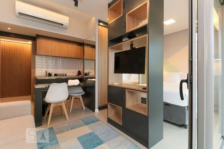 Sala de apartamento para alugar com 1 quarto, 42m² em Pinheiros, São Paulo