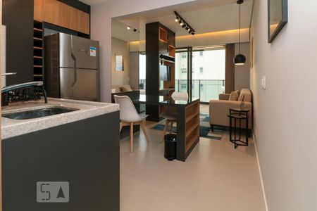 Sala de apartamento para alugar com 1 quarto, 42m² em Pinheiros, São Paulo