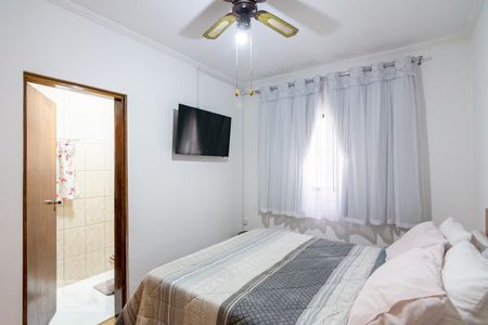 Suíte 1 de apartamento à venda com 3 quartos, 73m² em Vila Scarpelli, Santo André