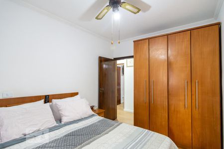 Suíte 1 de apartamento à venda com 3 quartos, 73m² em Vila Scarpelli, Santo André