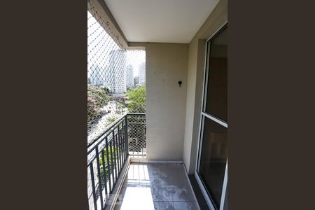 Varanda da Sala de apartamento para alugar com 2 quartos, 60m² em Vila Andrade, São Paulo