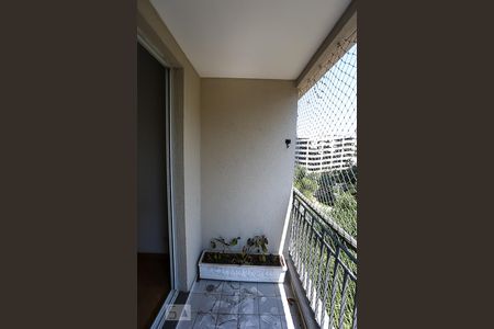 Varanda da Sala de apartamento para alugar com 2 quartos, 60m² em Vila Andrade, São Paulo