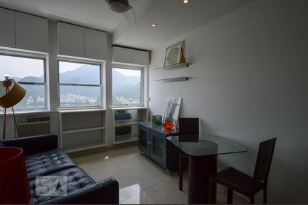 Vista da Sala de apartamento para alugar com 1 quarto, 42m² em Barra da Tijuca, Rio de Janeiro