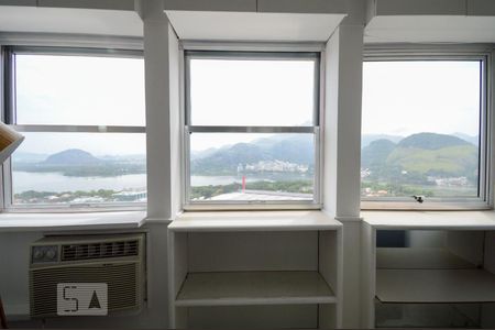 Vista da Sala de apartamento para alugar com 1 quarto, 42m² em Barra da Tijuca, Rio de Janeiro