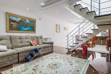 Sala de casa à venda com 5 quartos, 311m² em Campestre, Santo André