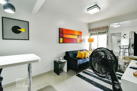 Sala de apartamento para alugar com 1 quarto, 40m² em Bela Vista, São Paulo