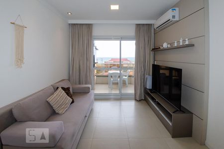 Sala de apartamento para alugar com 1 quarto, 55m² em Ingleses Sul, Florianópolis