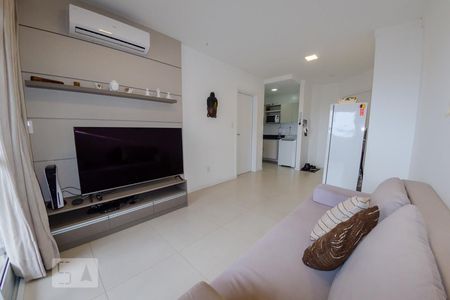 Sala de apartamento para alugar com 1 quarto, 55m² em Ingleses Sul, Florianópolis