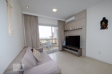 Sala de apartamento para alugar com 1 quarto, 55m² em Ingleses Sul, Florianópolis