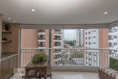 Varanda da Sala de apartamento para alugar com 2 quartos, 83m² em Chácara Santo Antônio (zona Sul), São Paulo