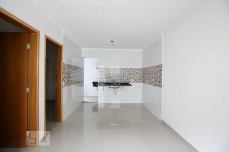 Sala/Cozinha de apartamento à venda com 2 quartos, 54m² em Cidade Antônio Estevão de Carvalho, São Paulo