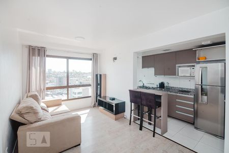 Sala - Vista ampla de apartamento para alugar com 2 quartos, 65m² em Passo da Areia, Porto Alegre