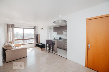 Sala - Vista de apartamento para alugar com 2 quartos, 65m² em Passo da Areia, Porto Alegre