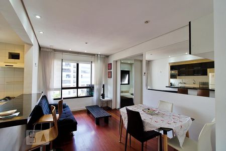 Sala de apartamento para alugar com 2 quartos, 59m² em Vila Andrade, São Paulo