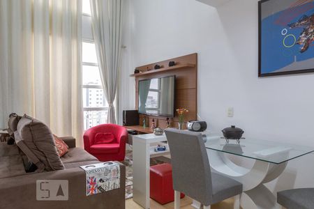 Sala de apartamento à venda com 1 quarto, 52m² em Perdizes, São Paulo