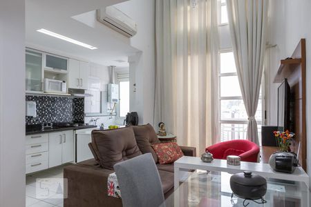 Sala de apartamento à venda com 1 quarto, 52m² em Perdizes, São Paulo