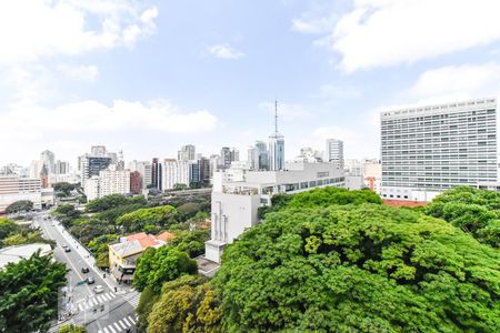 Sala - Vista de apartamento para alugar com 2 quartos, 85m² em Bela Vista, São Paulo