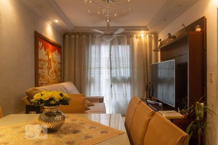 Sala de Estar de apartamento à venda com 3 quartos, 126m² em Vila Inglesa, São Paulo