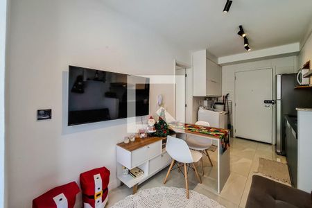 Sala/Cozinha de apartamento para alugar com 1 quarto, 30m² em Cambuci, São Paulo