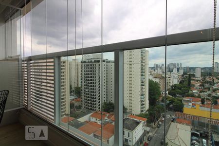 Vista de apartamento para alugar com 1 quarto, 36m² em Brooklin Paulista, São Paulo
