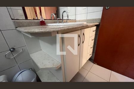 Banheiro da Suíte de apartamento à venda com 1 quarto, 43m² em Pinheiros, São Paulo