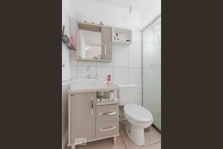 Banheiro da Suíte de apartamento à venda com 2 quartos, 55m² em Sarandi, Porto Alegre