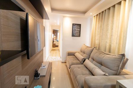 Sala  de apartamento à venda com 2 quartos, 105m² em Vila Alzira, Santo André