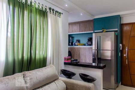 Sala de apartamento à venda com 2 quartos, 68m² em Jardim Utinga, Santo André