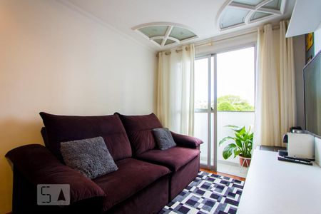 Sala de apartamento para alugar com 2 quartos, 58m² em Vila Valparaíso, Santo André