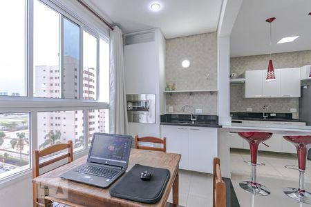 Varanda Gourmet de apartamento para alugar com 1 quarto, 43m² em Loteamento Mogilar, Mogi das Cruzes
