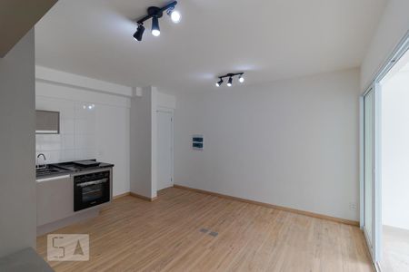 Sala e Cozinha de apartamento para alugar com 1 quarto, 43m² em Centro, Campinas