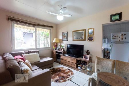 Sala de Estar de apartamento para alugar com 1 quarto, 43m² em Santa Tereza, Porto Alegre