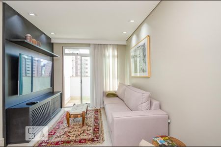 Sala de apartamento à venda com 2 quartos, 80m² em Belvedere, Belo Horizonte