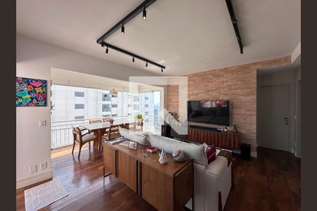 Sala de apartamento à venda com 2 quartos, 96m² em Santo Amaro, São Paulo