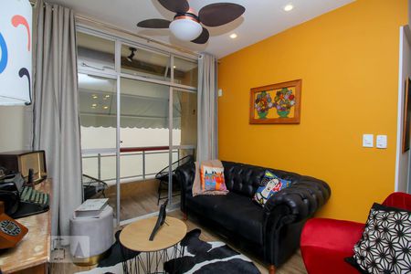 Sala de Estar de apartamento à venda com 2 quartos, 90m² em Botafogo, Rio de Janeiro