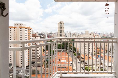 Varanda da Sala de apartamento à venda com 2 quartos, 60m² em Vila Gumercindo, São Paulo