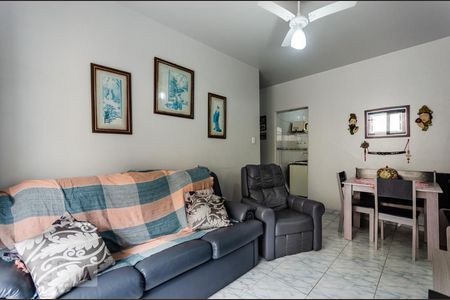 Sala de apartamento para alugar com 3 quartos, 72m² em Boqueirão, Santos