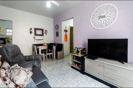 Sala de apartamento para alugar com 3 quartos, 72m² em Boqueirão, Santos