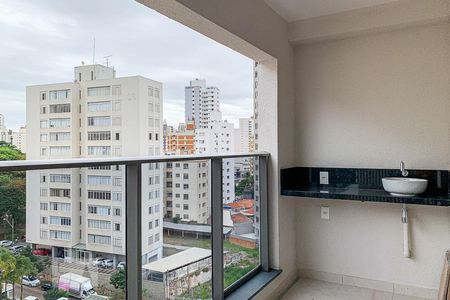 Sacada de kitnet/studio para alugar com 1 quarto, 41m² em Cambuí, Campinas