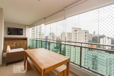 varanda de apartamento para alugar com 3 quartos, 119m² em Vila Andrade, São Paulo