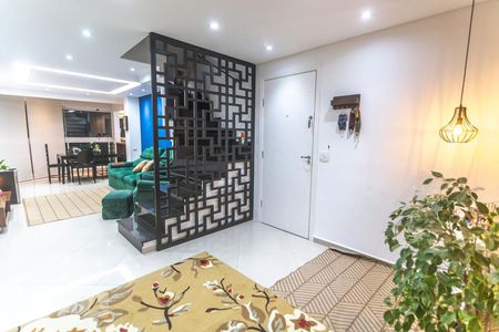 Sala de estar de apartamento à venda com 4 quartos, 198m² em Jardim Wallace Simonsen, São Bernardo do Campo