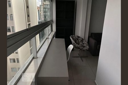 Varanda de apartamento para alugar com 1 quarto, 42m² em Centro, Belo Horizonte