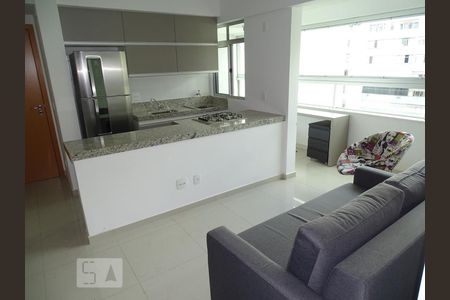 Sala de apartamento para alugar com 1 quarto, 42m² em Centro, Belo Horizonte