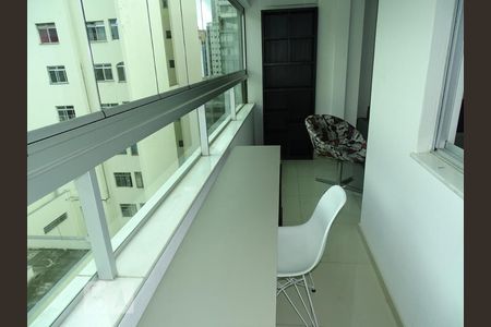 Varanda de apartamento para alugar com 1 quarto, 42m² em Centro, Belo Horizonte