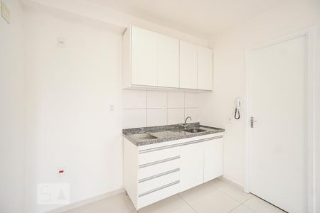 Cozinha de kitnet/studio à venda com 1 quarto, 27m² em Brás, São Paulo