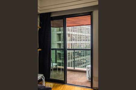Varanda de apartamento à venda com 1 quarto, 45m² em Jardim Paulistano, São Paulo