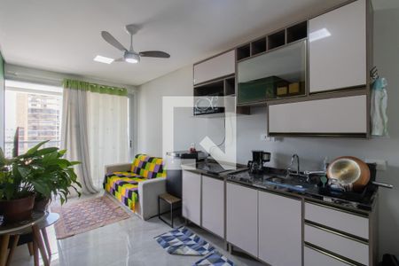 Cozinha de apartamento para alugar com 1 quarto, 50m² em Centro, Guarulhos